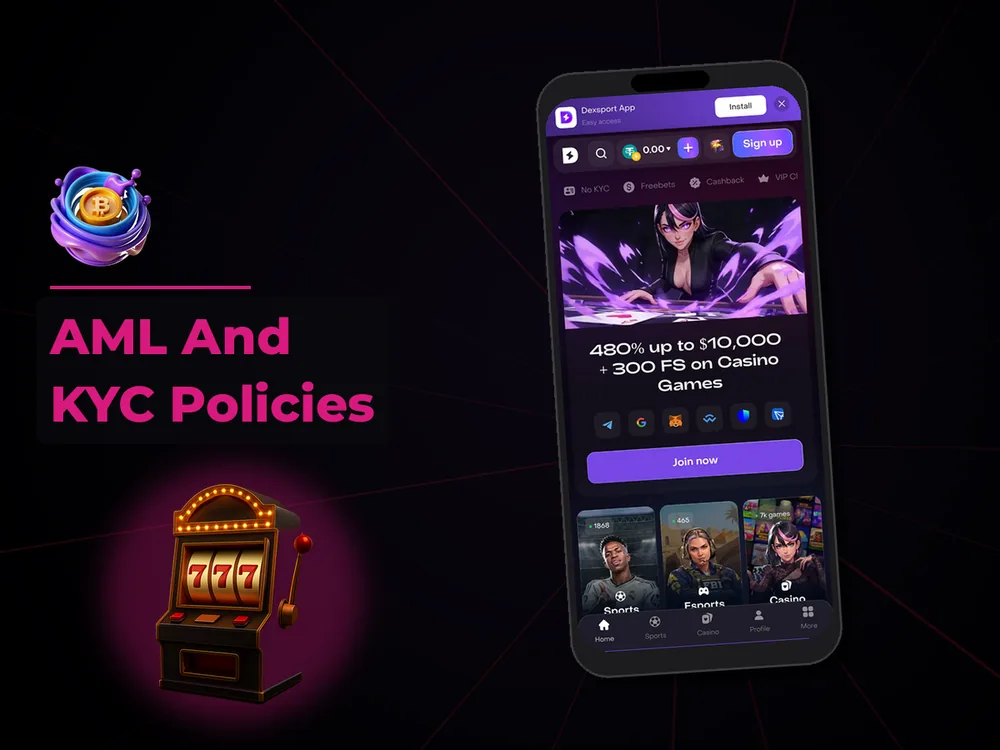 Сrypto Сasino - AML And KYC Policies