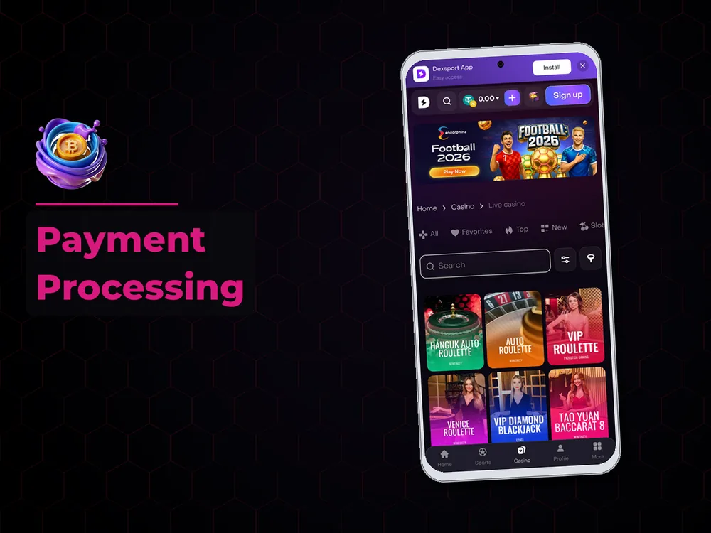 Сrypto Сasino - Payment Processing