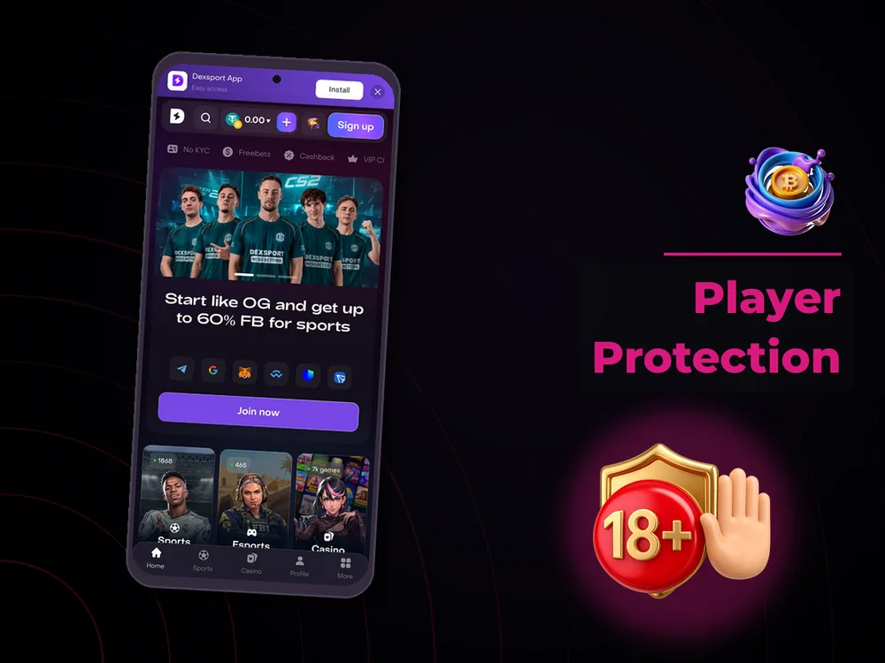 Сrypto Сasino - Player Protection