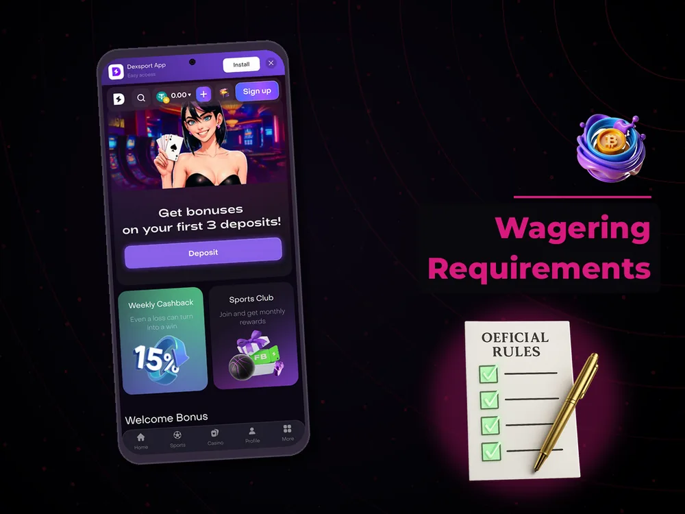 Сrypto Сasino - Wagering Requirements