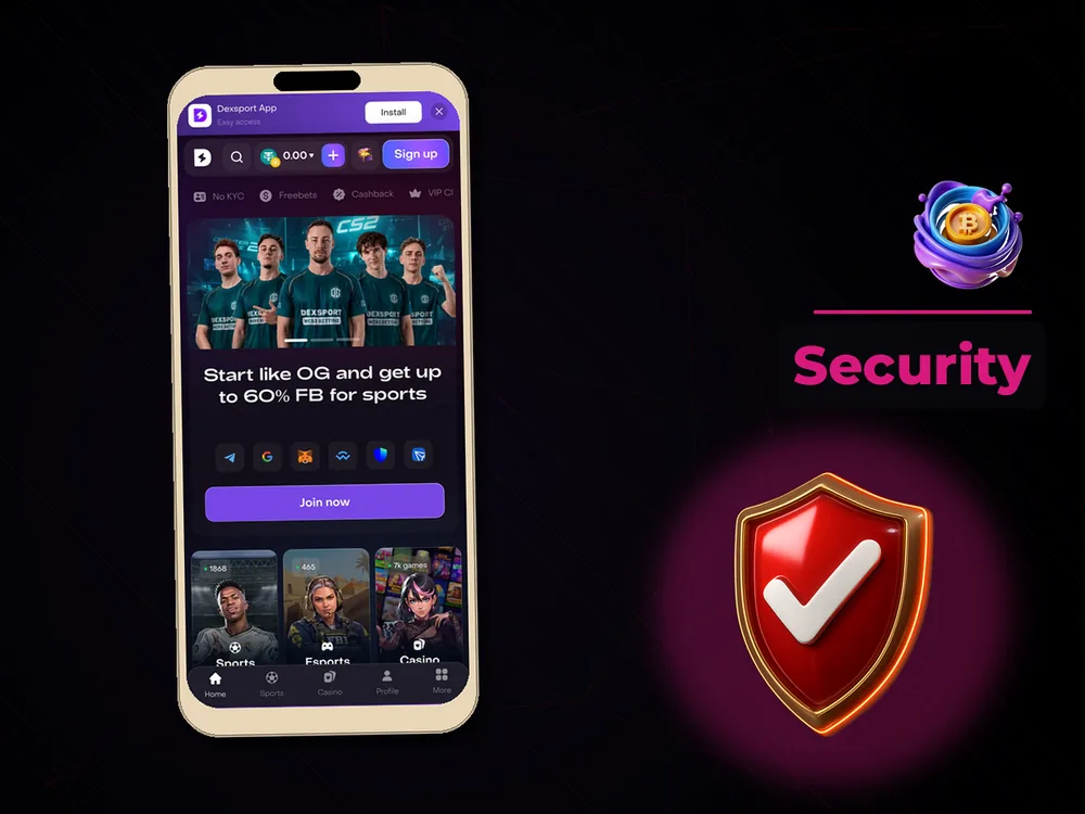 Сrypto Сasino - Security