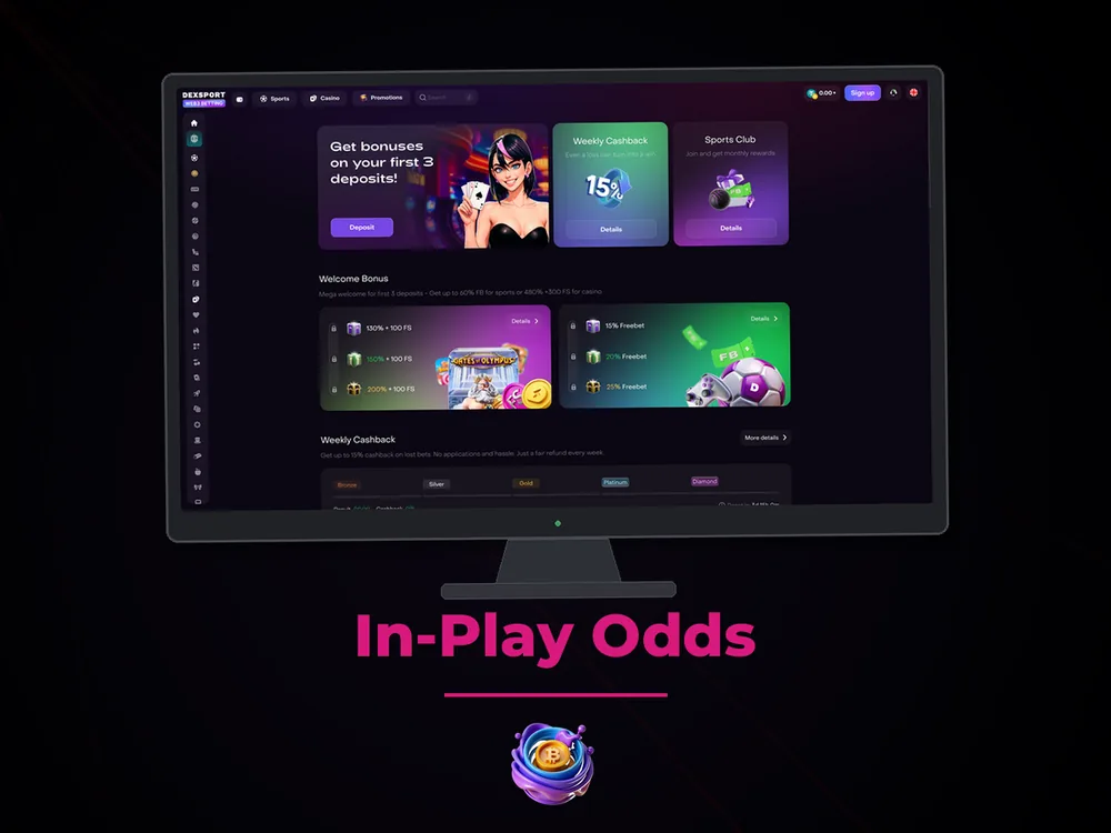 Сrypto Сasino - In-Play Odds
