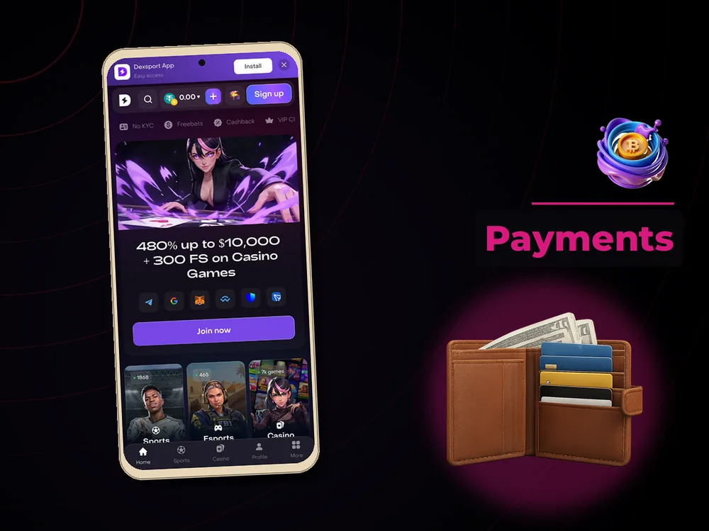 Сrypto Сasino - Payments