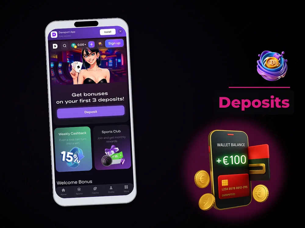 Сrypto Сasino - Deposits