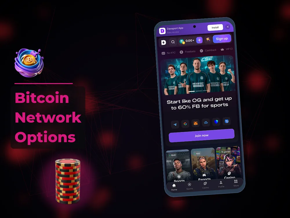 Сrypto Сasino - Bitcoin Network Options
