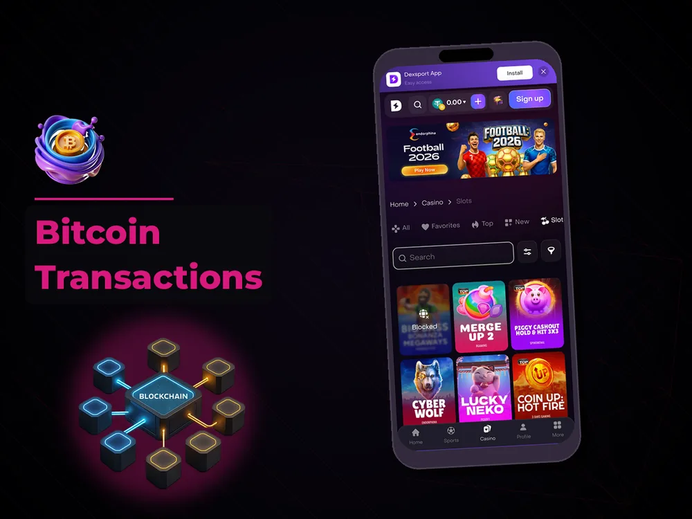 Сrypto Сasino - Bitcoin Transactions