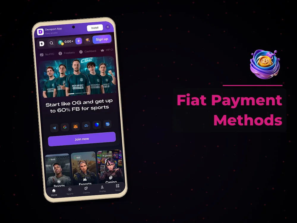 Сrypto Сasino - Fiat Payment Methods