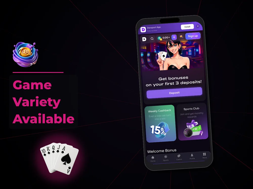 Сrypto Сasino - Game Variety Available
